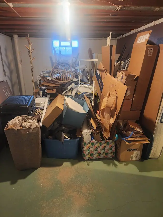 Roll-off dumpster container at job site for Construction Dumpster Rental in Tamiami